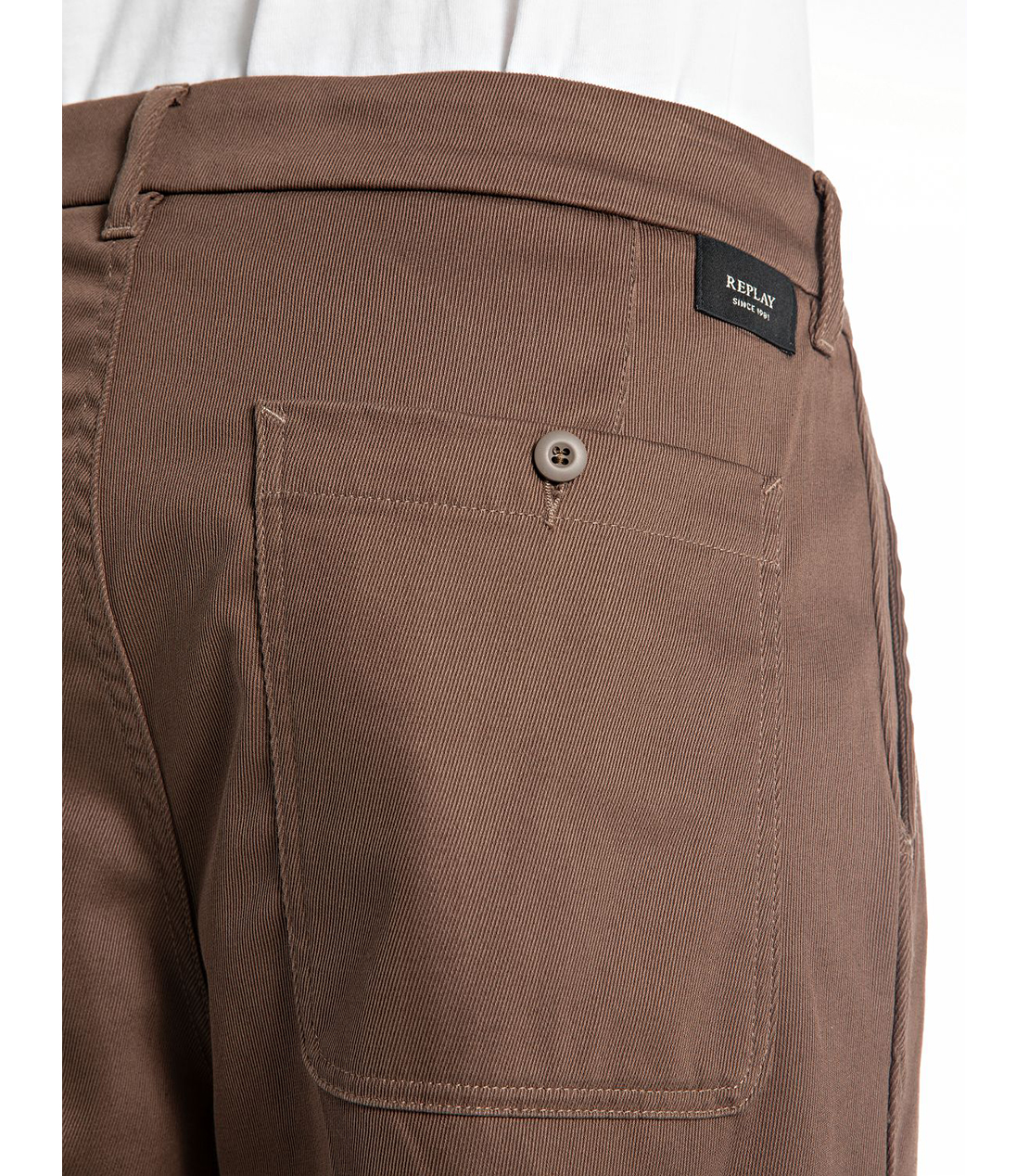 リラックスレギュラーフィットコットンツイルパンツ 詳細画像 ブラウン 6